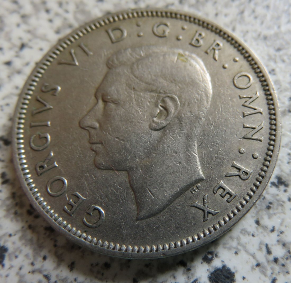  Großbritannien One Florin / Two Shillings 1949   