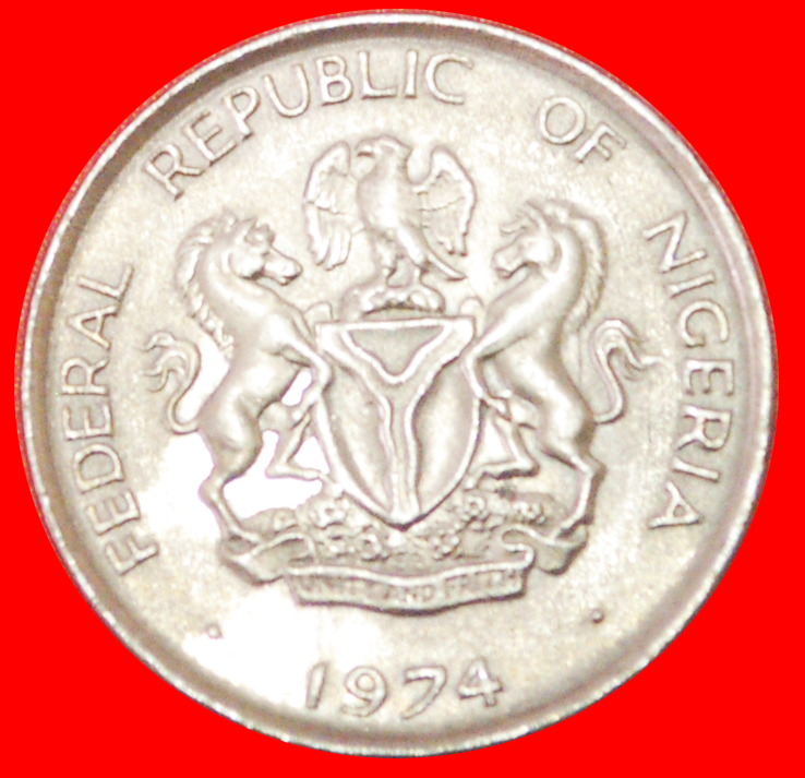  # COCOA: NIGERIA ★ 5 KOBO 1974 MINT LUSTER! LOW START ★ NO RESERVE!   