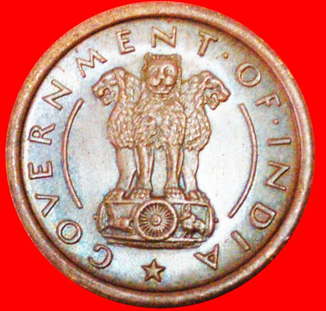  # PFERD: INDIEN ★ 1 PICE 1952 DIAMANT UNGEWÖHNLICH! OHNE VORBEHALT!   