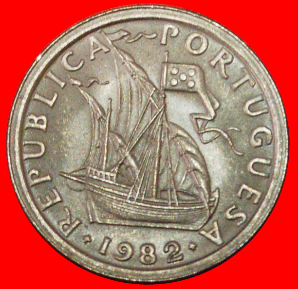  # SCHIFF (1963-1985): PORTUGAL ★ 2.50 ESCUDOS 1982 STG STEMPELGLANZ! OHNE VORBEHALT!   