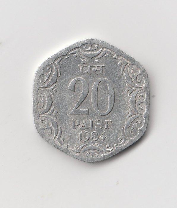 20 Paise Indien 1984 (I469)