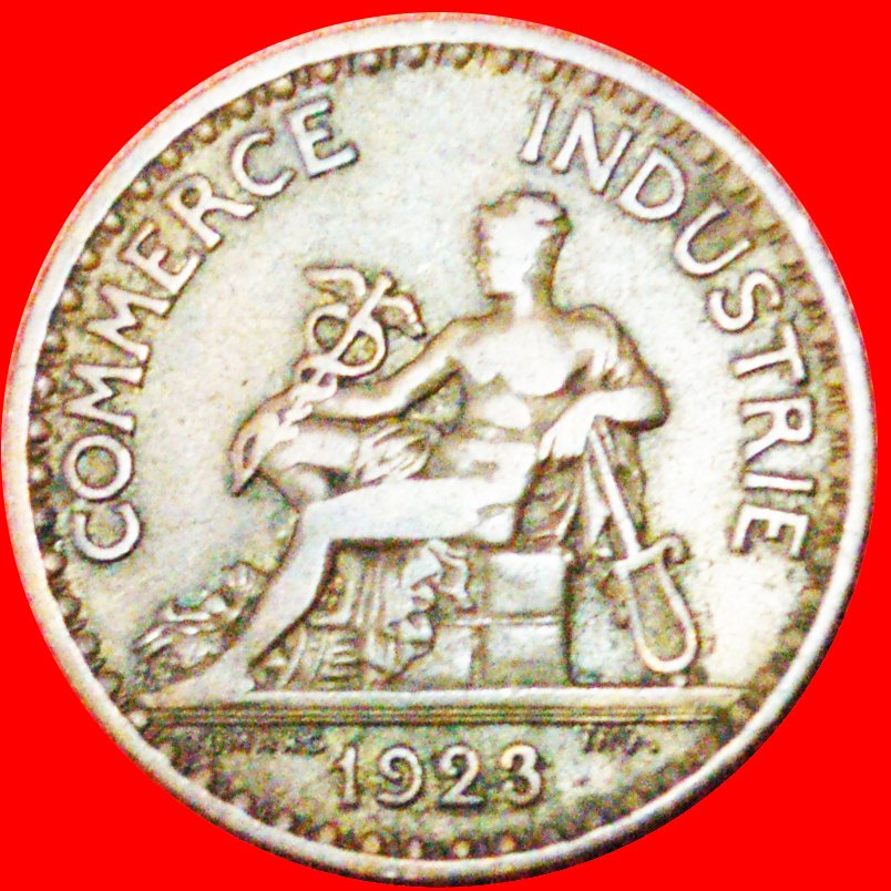  # NACKTER GOTT (1920-1927): FRANKREICH ★ 1 FRANC 1923! OHNE VORBEHALT!   