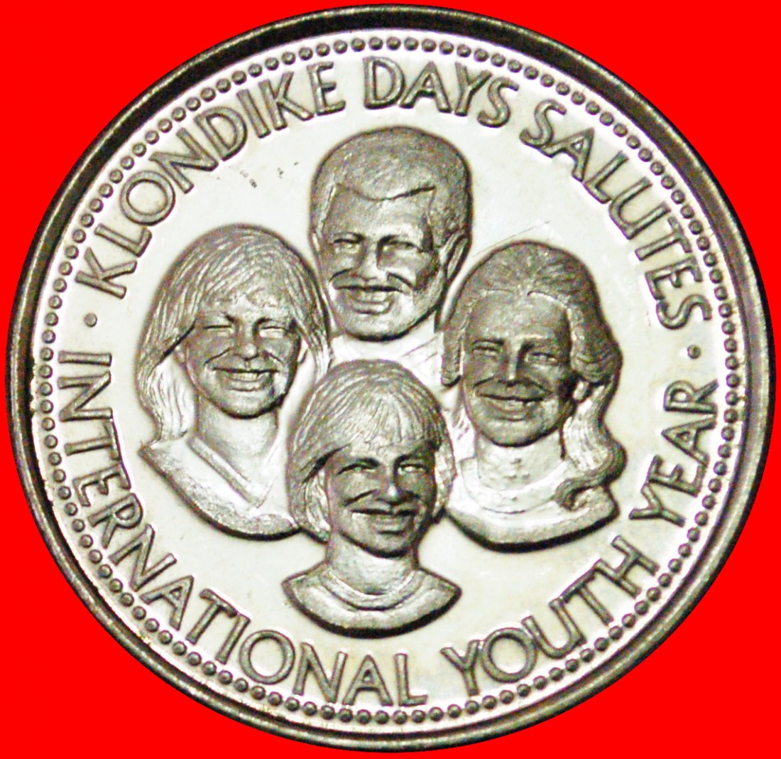  # KLONDIKE DAYS (1968-1986): CANADA ★ 1 DOLLAR 1985 UNC MINT LUSTER! LOW START ★ NO RESERVE!   