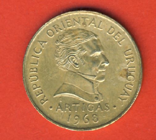  Uruguay 10 Pesos 1968   