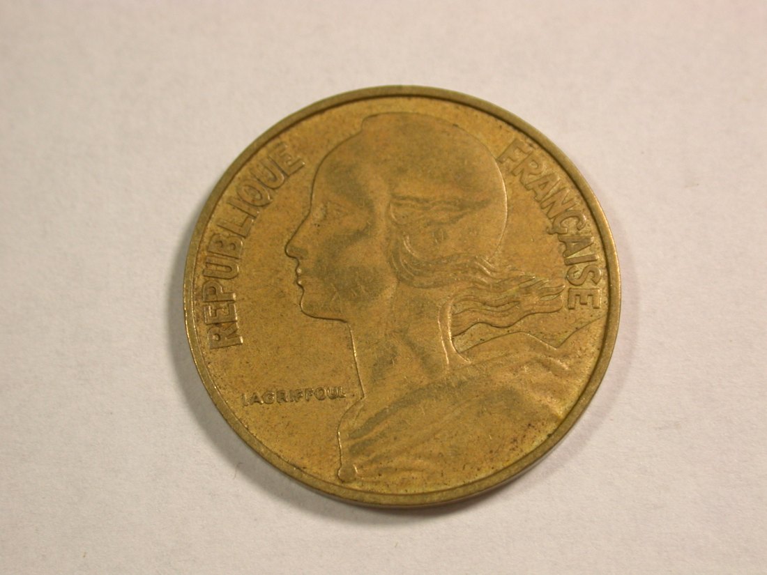  C05 Frankreich 20 Centime 1964 in ss  Originalbilder   