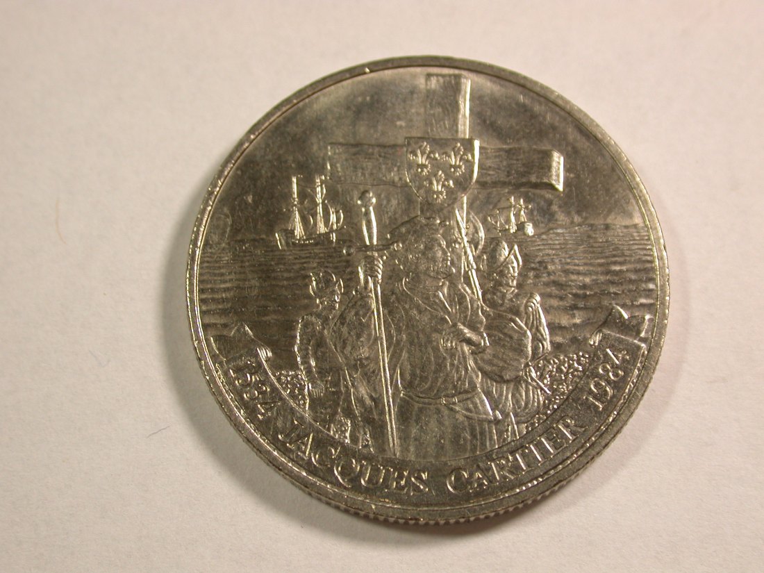 C05 Kanada 1 Dollar 1984 in f.st Originalbilder