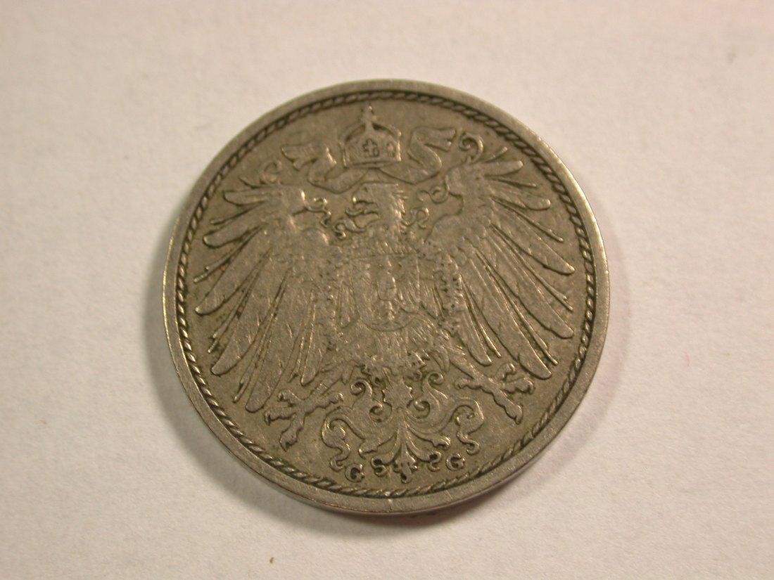  C05 KR  10 Pfennig 1911 G in ss/ss+  Originalbilder   