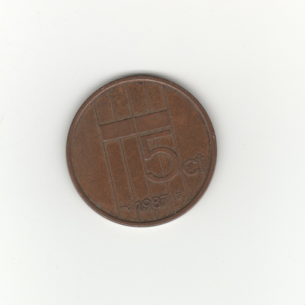  Niederlande 5 Cent 1987   