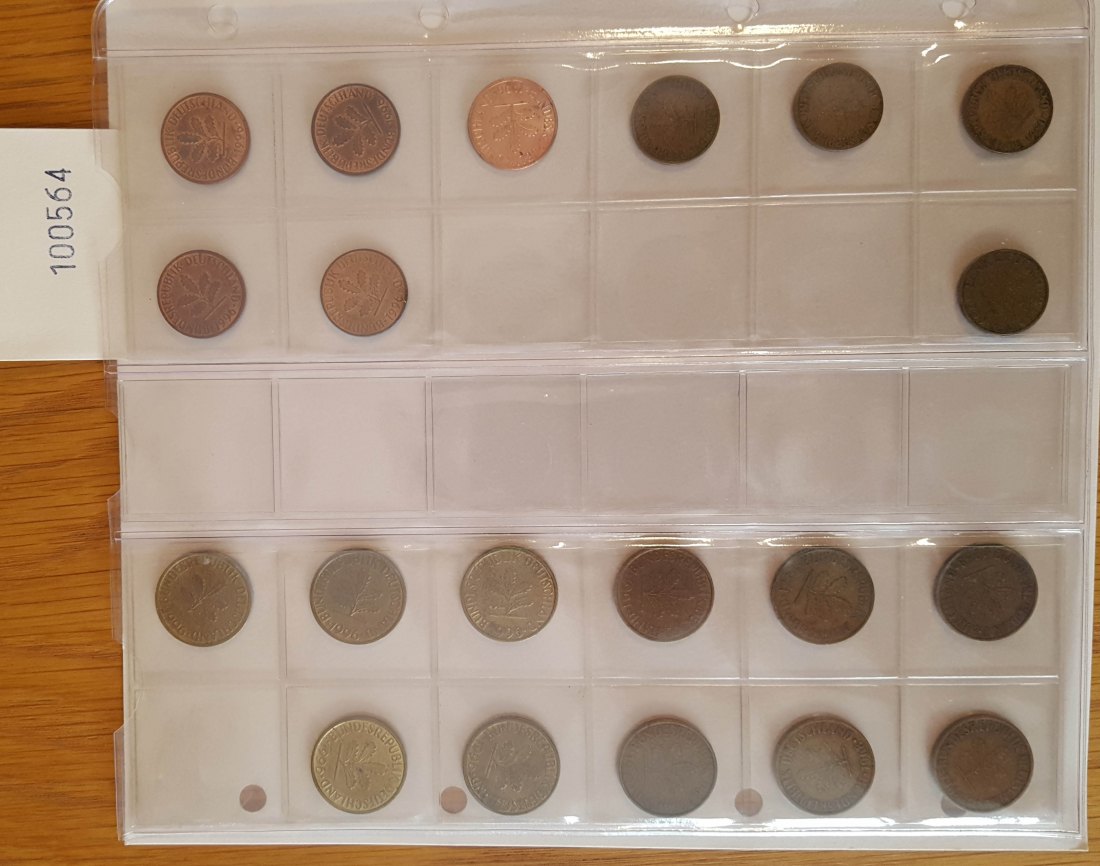  BRD, 21 Kleinmünzen   