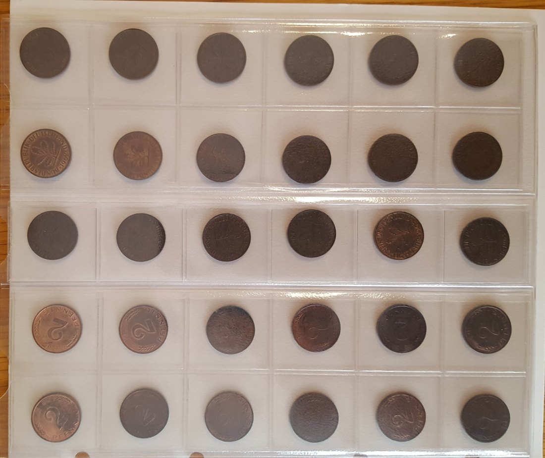  BRD, 30 Kleinmünzen   