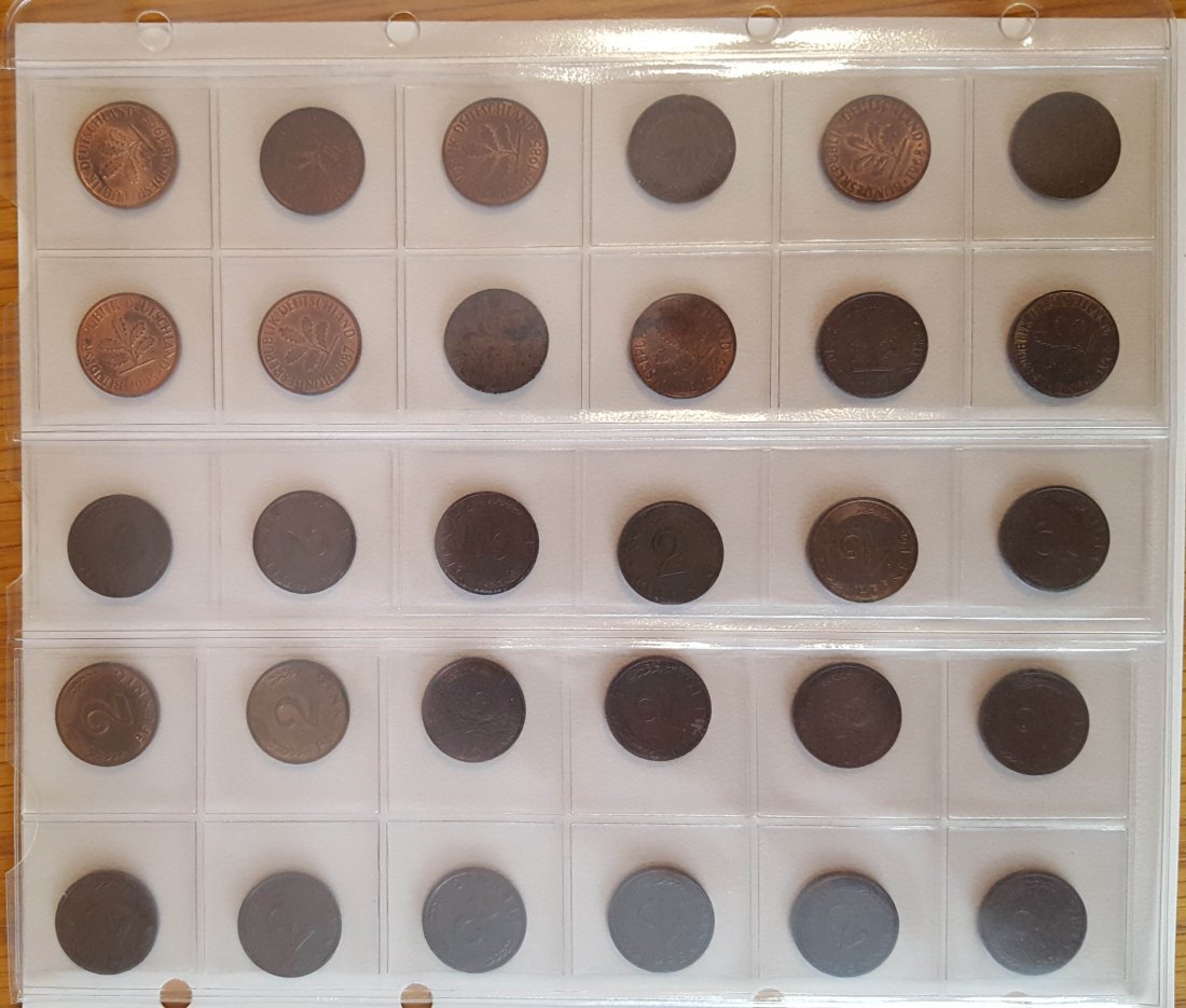  BRD, 30 Kleinmünzen   