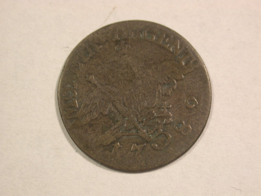  C06 Preussen  3 Gröscher 1782 in s-ss  Originalbilder   