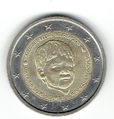 2 Euro Belgien 2016 (child Focus)(g1125)