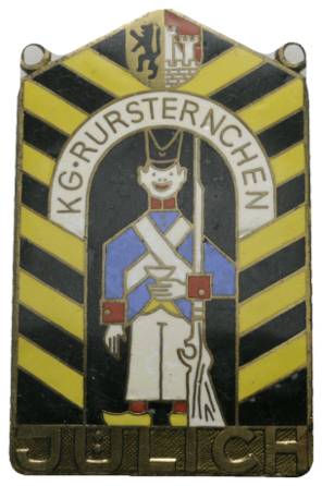  KG Rursternchen, Abzeichen; 52,71 g; 44,26 x 71,03 mm   