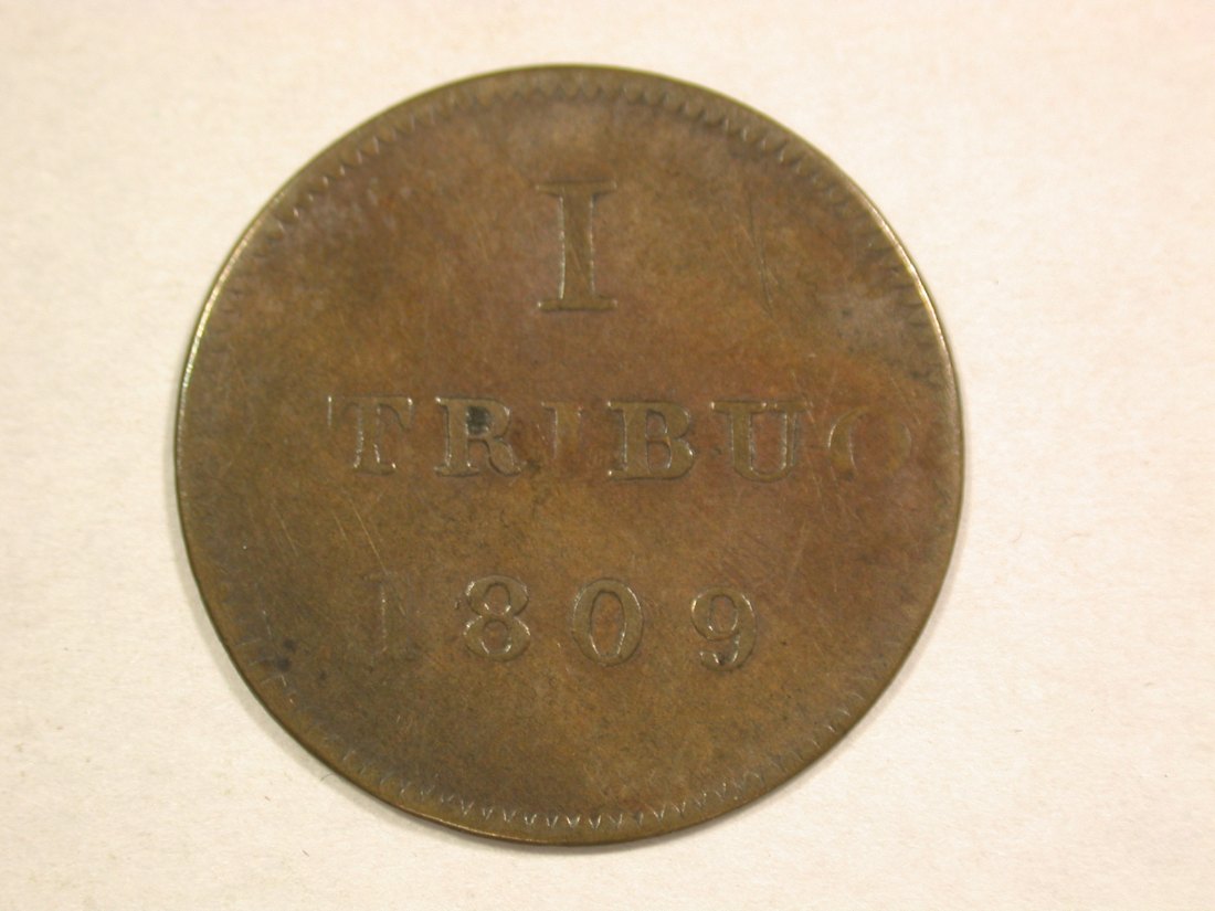 C07 Frankfurt 1 Atribuo Judenpfennig 1809 in f.ss Originalbilder