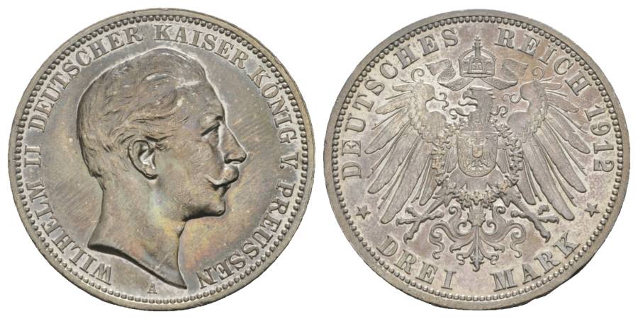  Preußen, 3 Mark 1912   