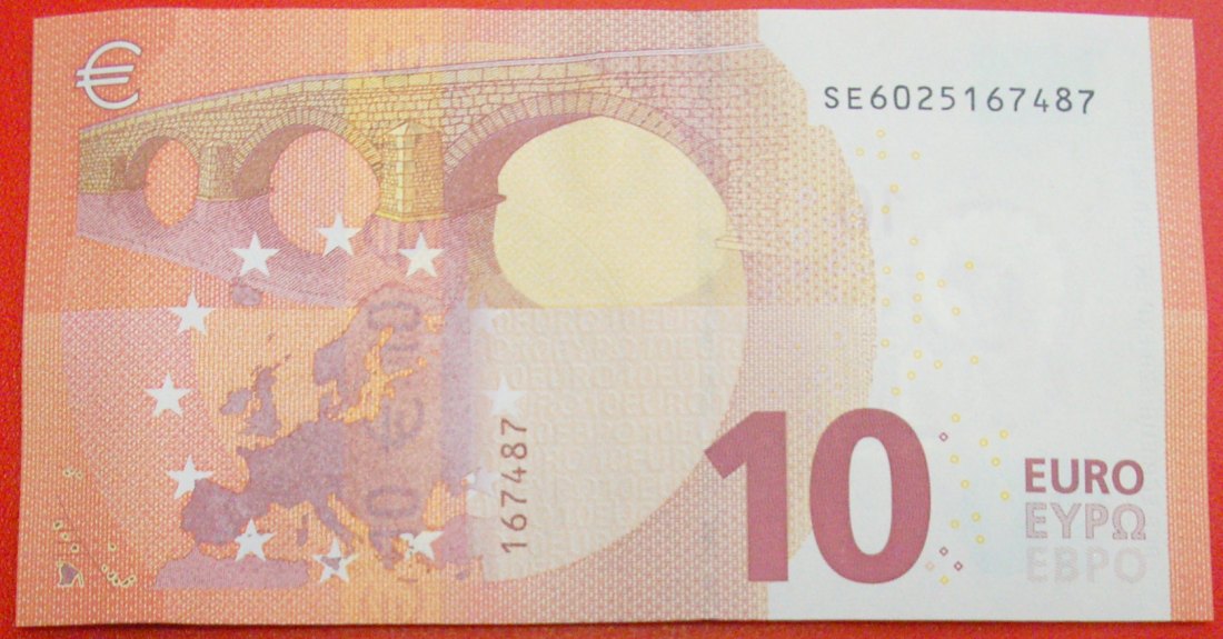  + NEW EUROPE russian TYPE: ITALY ★ 10 EURO 2014 PREFIX SE S002F2 UNC CRISP! LOW START ★ NO RESERVE   