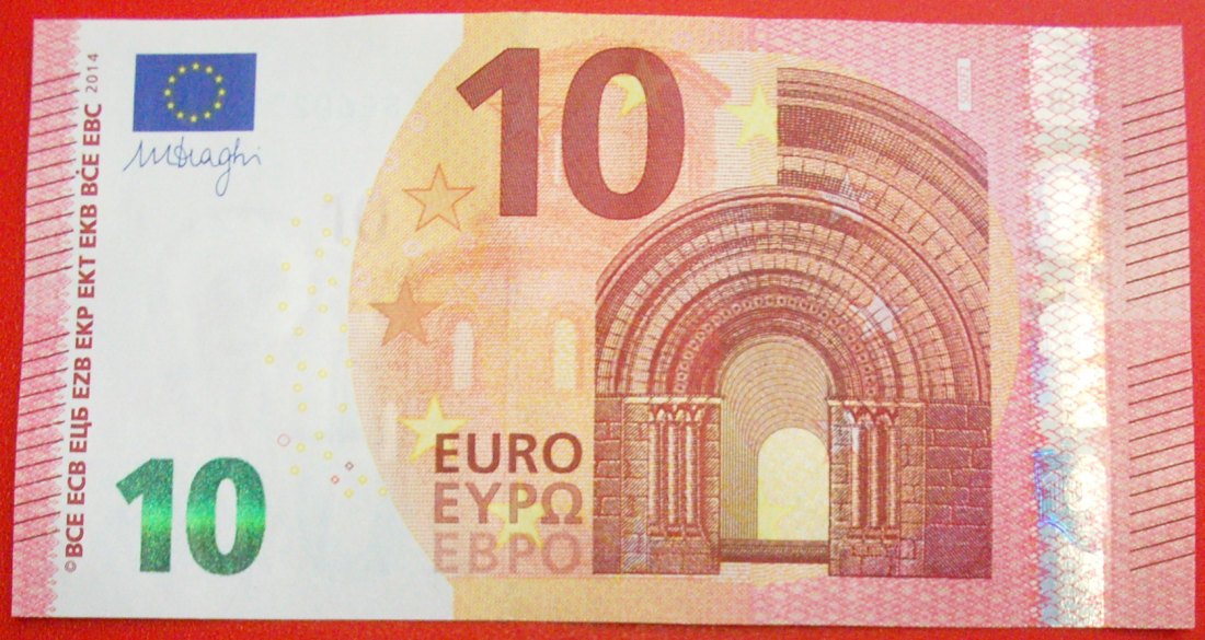  + NEW EUROPE russian TYPE: ITALY ★ 10 EURO 2014 PREFIX SE S002F2 UNC CRISP! LOW START ★ NO RESERVE   