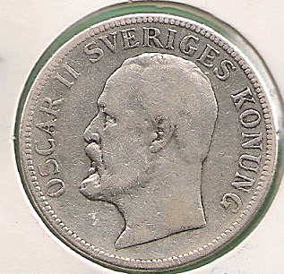  Sweden - 2 Kronen 1907   