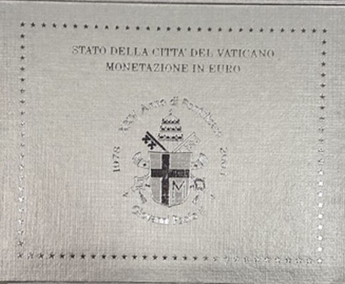  Vatican    Kursmünzensatz   2003     Pontifikat von Johannes Paul II  FM-Frankfurt   