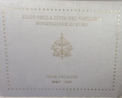  Vatican  Euro-Kursmünzensatz  2005    Sede Vacante   FM-Frankfurt   