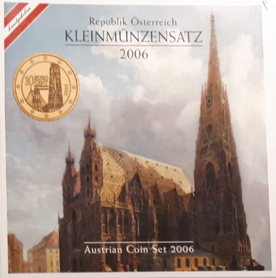  Österreich  Euro-Kursmünzensatz  2006       FM-Frankfurt   