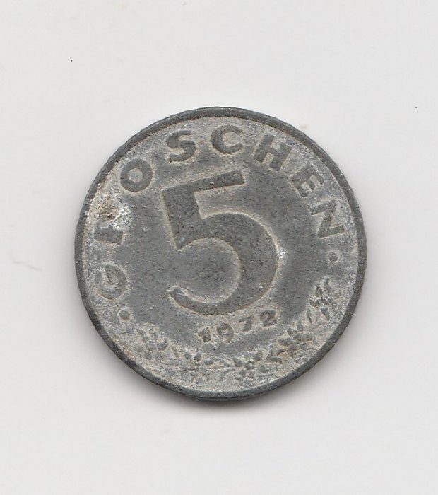  5 Groschen Österreich 1972 ( I539)   