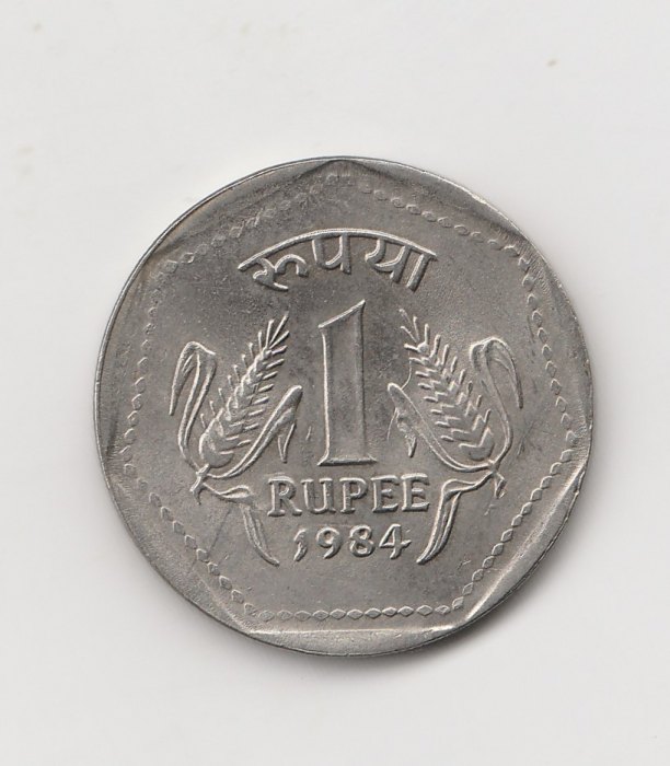  1 Rupee Indien 1984 ohne MZ. (I553)   