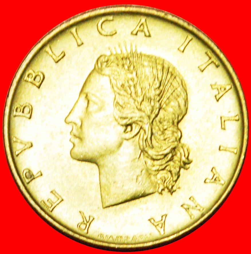  # GLATTE KANTE (1968-2001): ITALIEN ★ 20 LIRE 1973R VZGL STEMPELGLANZ! OHNE VORBEHALT!   