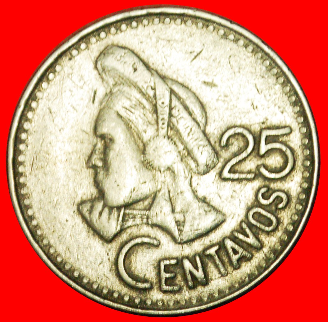  # BIRD (1977-2000): GUATEMALA ★ 25 CENTAVOS 1990! LOW START ★ NO RESERVE!   