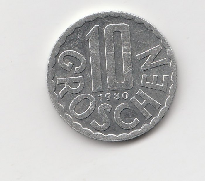  10 Groschen Östereich 1980 (I593)   