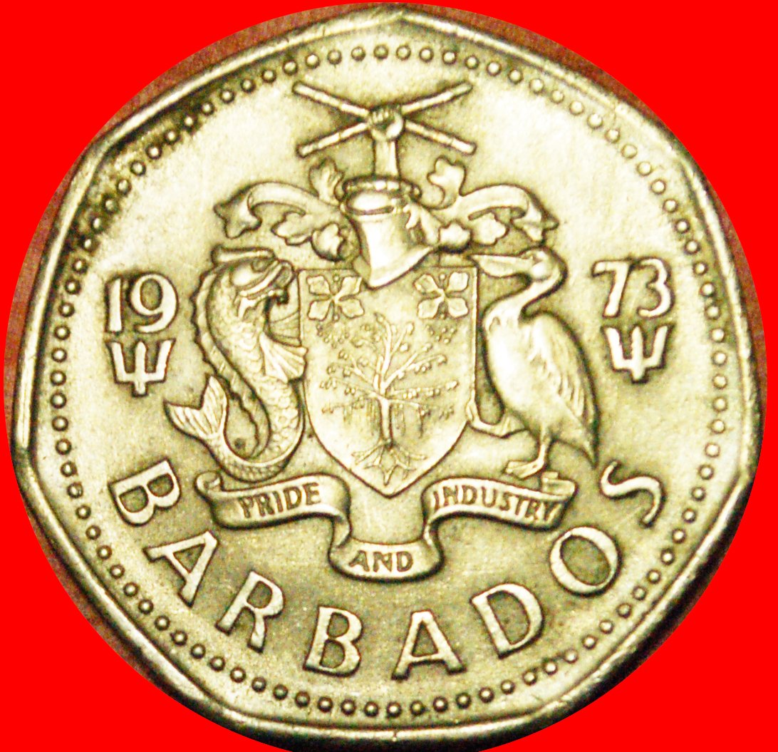  # GREAT BRITAIN FISH (1973-1986): BARBADOS ★ 1 DOLLAR 1973! LOW START ★ NO RESERVE!   