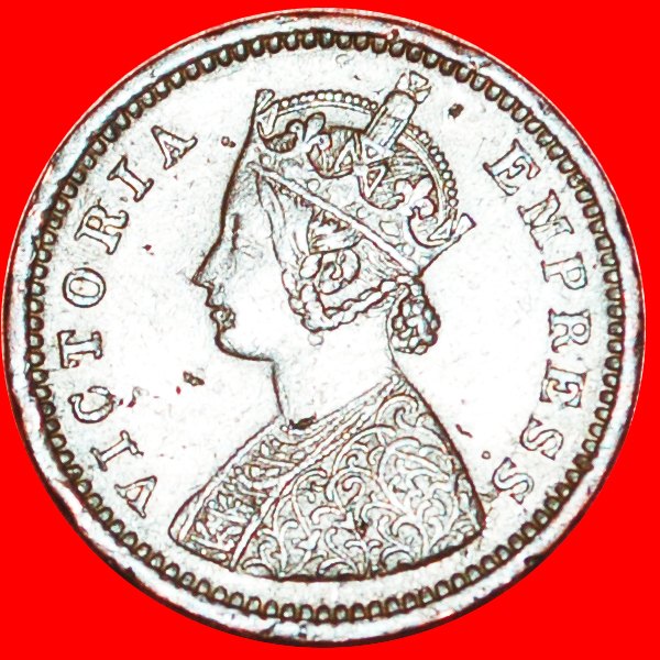 # QUEEN: INDIA ★ 1/12 ANNA 1883! LOW START ★ NO RESERVE! Victoria (1837-1901)