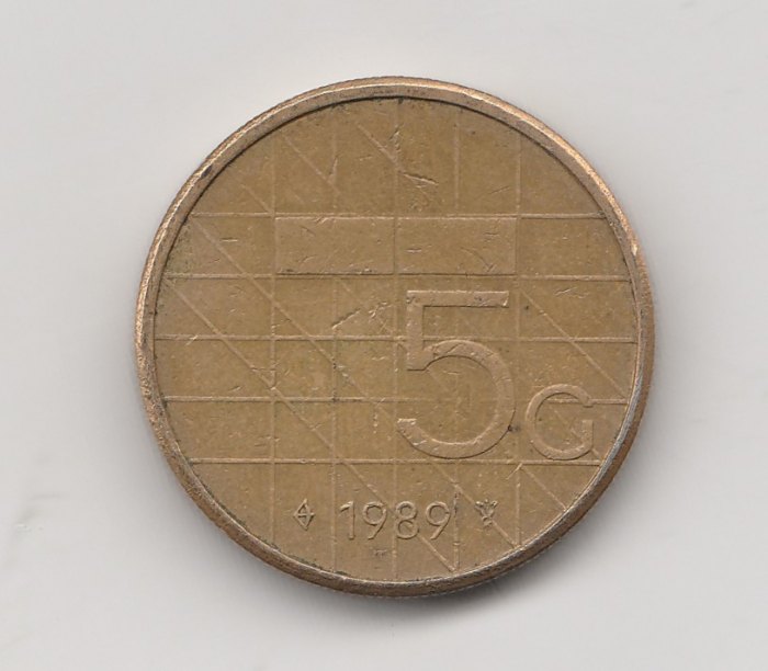  5 Gulden Niederlande 1989 (I596)   