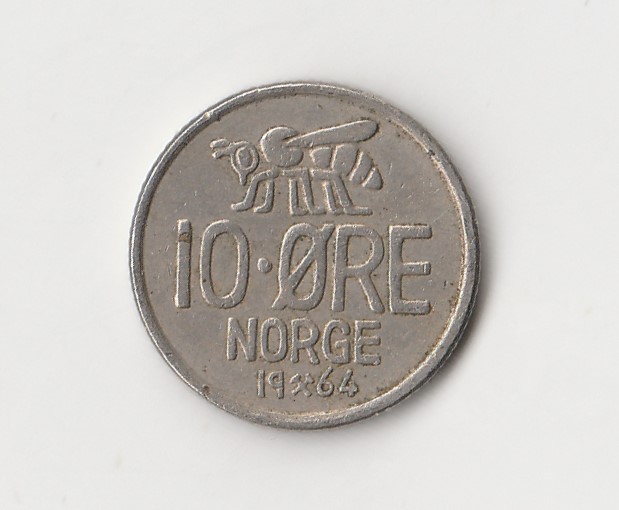  10 Ore Norwegen 1964 (I600)   