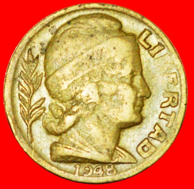  # BULL (1942-1950): ARGENTINA ★ 5 CENTAVOS 1948! LOW START ★ NO RESERVE!   