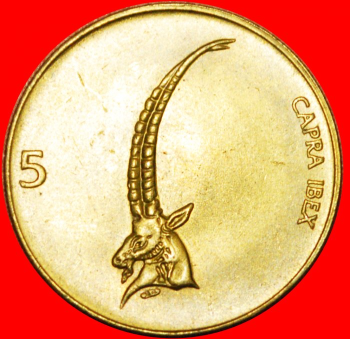 # SLOVAKIA: SLOVENIA ★ 5 TOLARS 1994 MINT LUSTER! LOW START ★ NO RESERVE!