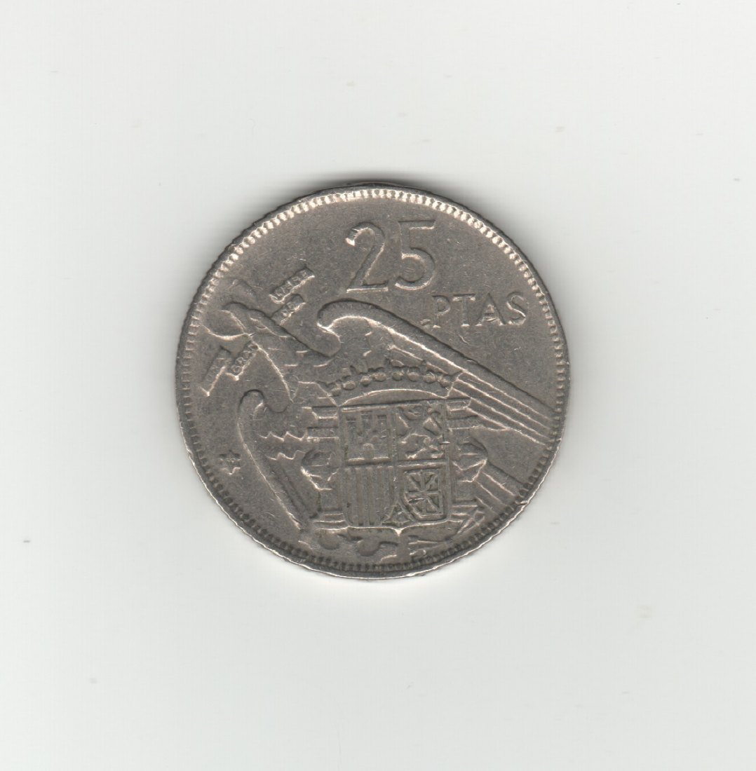  Spanien 25 Pesetas 1959   