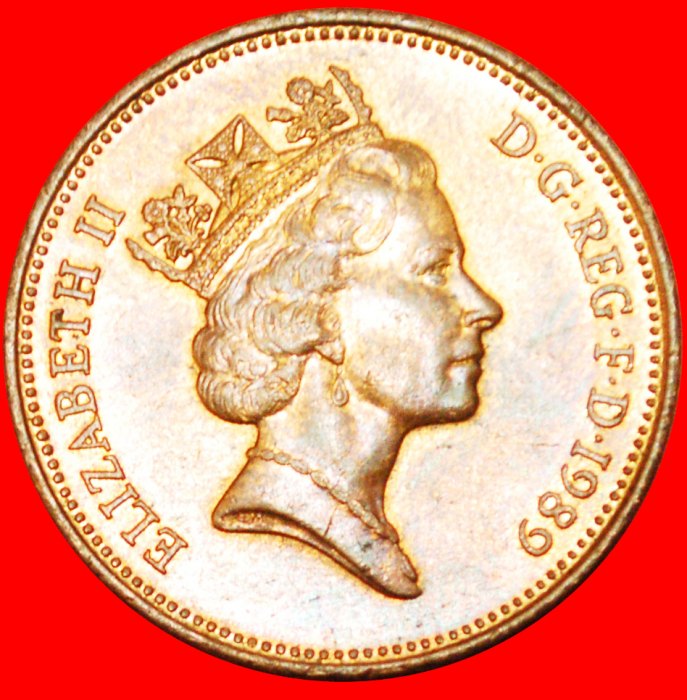  # PRINCE OF WALES (1985-1992): GROSSBRITANNIEN ★ 2 PENCE 1989 VZGL STEMPELGLANZ! OHNE VORBEHALT!   