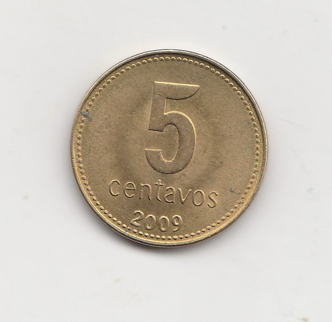  5 Centavos Argentinien 2009 (I644)   