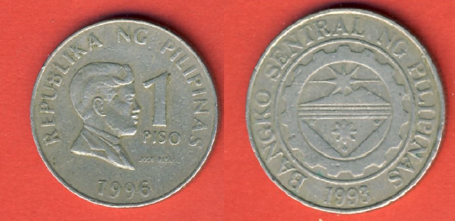 Philippinen 1 Piso 1996   