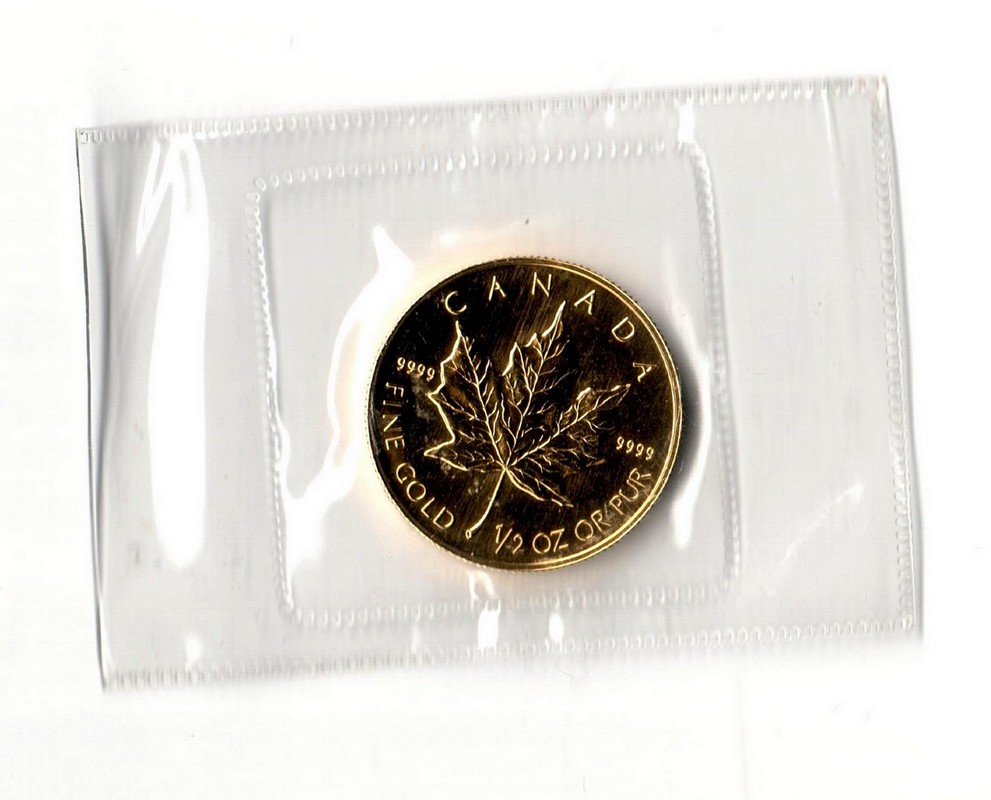 Kanada  20 Dollar  1992 MM-Frankfurt Feingold: 15,55g Maple Leaf  