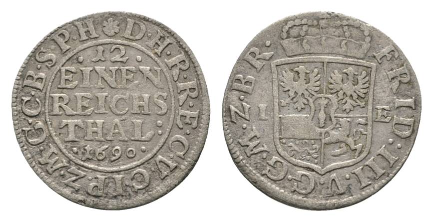  Preußen Kleinmünze 1690   