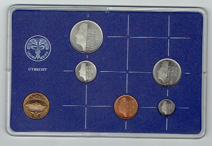  Kursmünzensatz Niederlande 1986 in F.D.C. (k586)   