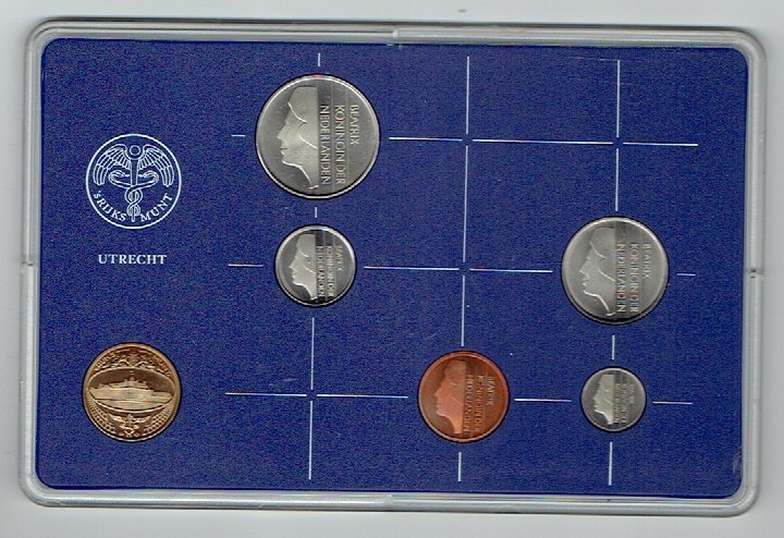  Kursmünzensatz Niederlande 1986 in F.D.C. (k593)   