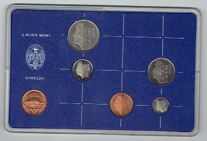 Kursmünzensatz Niederlande 1984 in F.D.C. (k599)