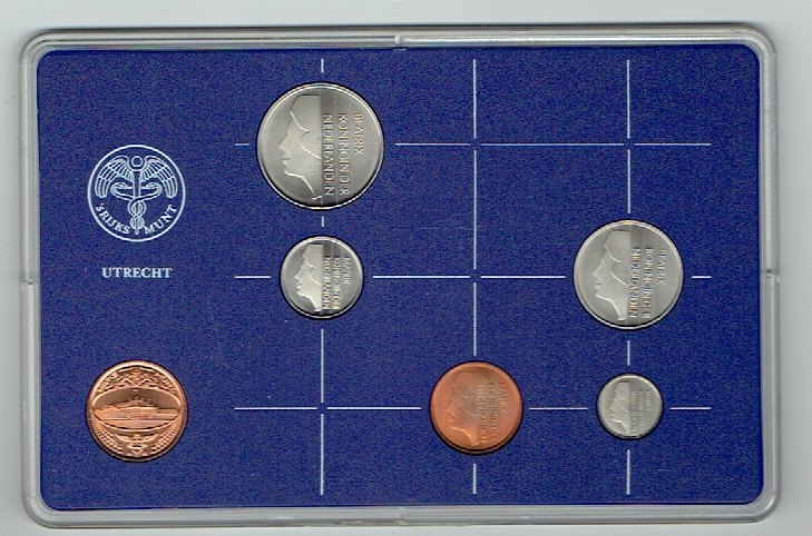  Kursmünzensatz Niederlande 1985 in F.D.C. (k605)   