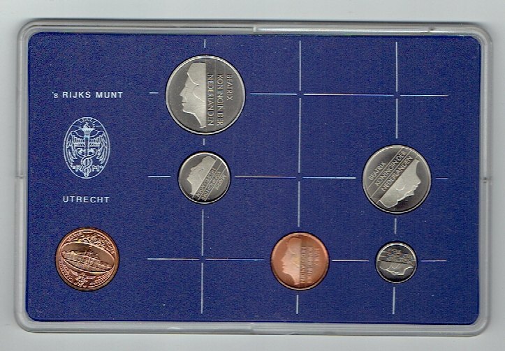  Kursmünzensatz Niederlande 1982 in F.D.C. (k618)   