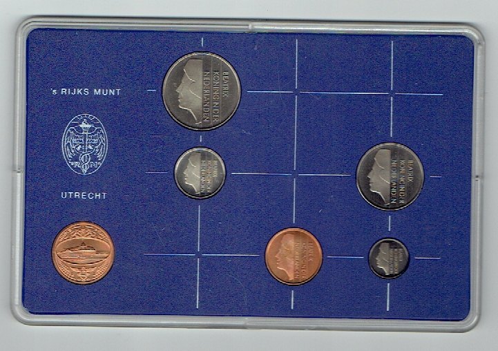  Kursmünzensatz Niederlande 1983 in F.D.C. (k622)   