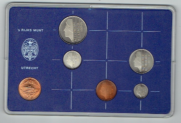  Kursmünzensatz Niederlande 1984 in F.D.C. (k633)   